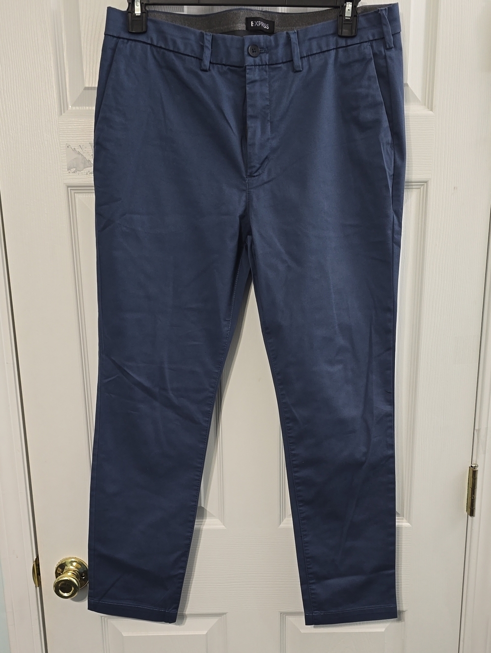 Express Men's Blue Slim Fit Chinos